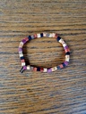 Bracelet perles carrées mixe de bois