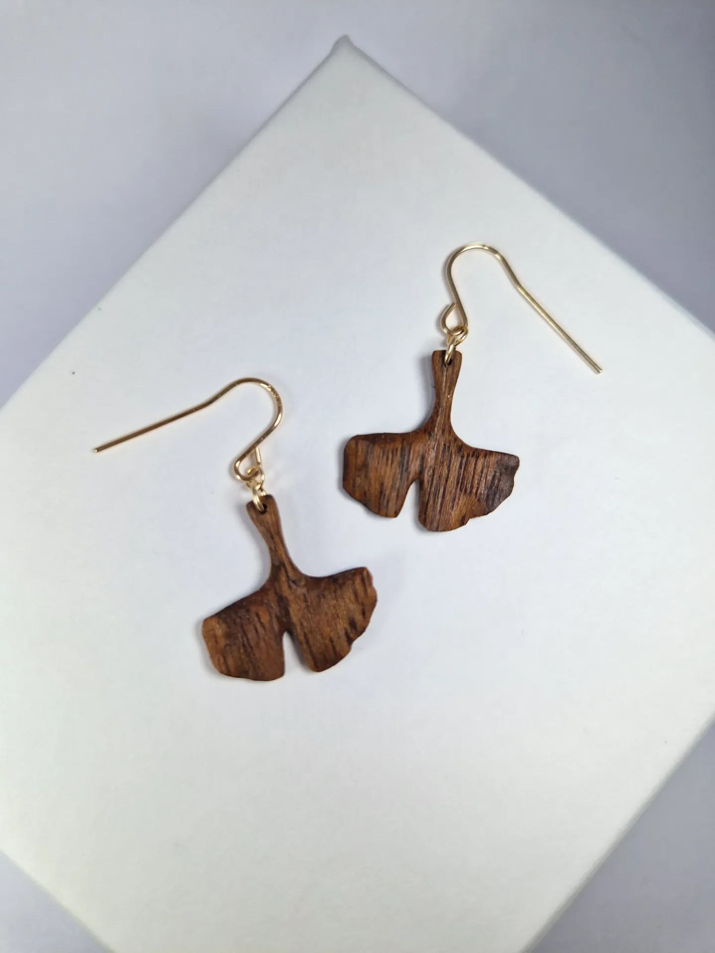 Boucles d'oreilles Ginkgo