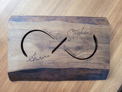 [PERSO21-002] custom plaque mariage