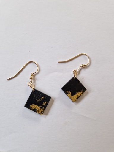 BO ébène et feuille d'or JUPR017