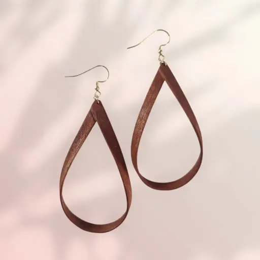 Boucles d'oreilles ruban